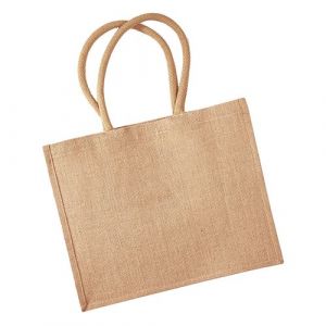 Sac de courses classique en jute Westford Mill - 21 litres (Taille unique) (Naturel) - UTBC1542