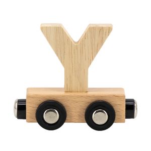 Lettre Train Naturel Lettre Y MULTICOLORE Tryco