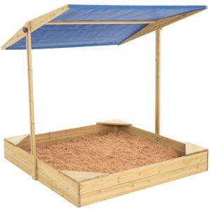 TP Toys Bac à sable bois fsc avec auvent