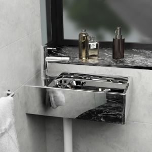 VidaXL Lavabo avec trop-plein 49 x 25 x 15 cm Céramique Argenté