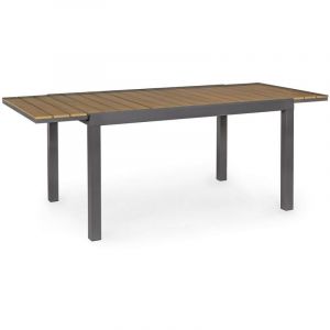 Table extensible Elias en aluminium 140-200x90 cm