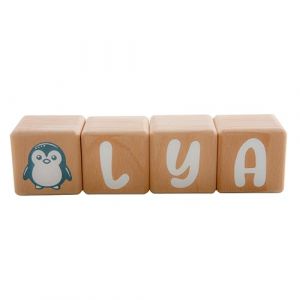 4 cubes 5x5cm + 55 stickers blancs