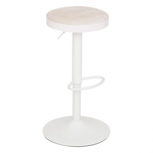 Tabouret de bar Ilsa ivoire