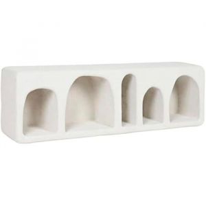 &Eacute;tag&egrave;re - Home Esprit - Murale Blanche - Mdf - Sapin - 103 X 33 X 21,5 Cm