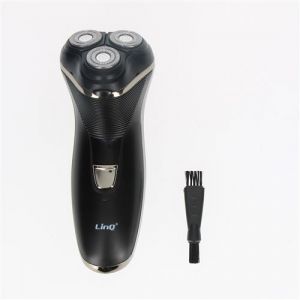 Rasoir &eacute;lectrique 3 t&ecirc;tes rotatives 3D Effect LinQ Noir / Argent