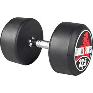 Gorilla Sports 32,5 kg Dumbbell haltère poids