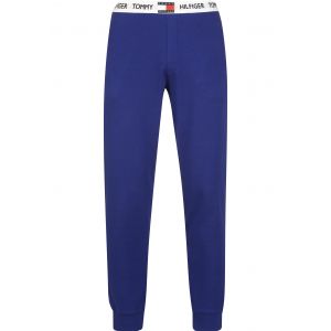 Tommy Hilfiger Pantalon de pyjama ajusté coton Bleu - Couleur Bleu - Taille L