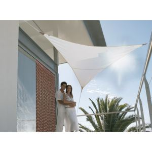 Morel VS 555 - Voile d'ombrage triangulaire Serenity 5 x 5 x 5 m - 185 g/m²