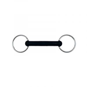 Feeling Mors 2 anneaux pour cheval caoutchouc droit