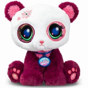 Bandai Littlest Pet Shop - Peluche Panda 25 cm - Littlest Pet Shop LPS Panda Deluxe - Peluches Animaux Mignons Grands Yeux Qui Brillent - Jouet Enfant 3 Ans et + - BF00669
