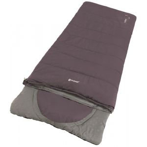 Outwell Contour Sleeping Bag, dark purple Left Zipper Sacs de couchage momie