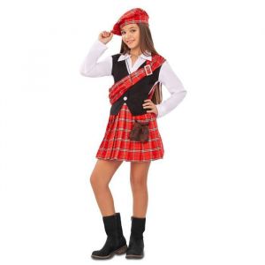 Déguisement petite Écossaise fille - Couleur Multicolore - Taille 7 - 9 ans (122 - 134 cm)