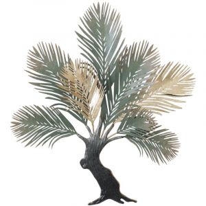 Signes Grimalt Ornement décoratif de mur d'arbre en métal de jardin moderne et élégant
