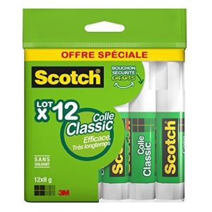 Scotch Lot de 12 Bâtons de Colle 8g