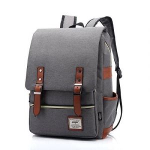 SWISSANT Sac à Dos Cartable Sac d’Ordinateur PC Portable 15.6 Pouces Gris clair
