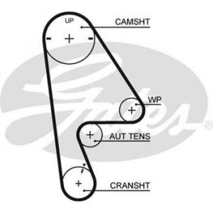 Gates Courroie de distribution 5410XS