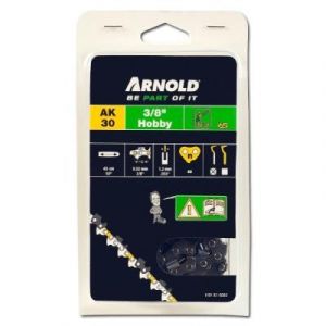 Image de Arnold Chaîne 3/8" LP, 1,3mm, 60 Entr., avec element de securité, demi rond - 1191-X1-5060