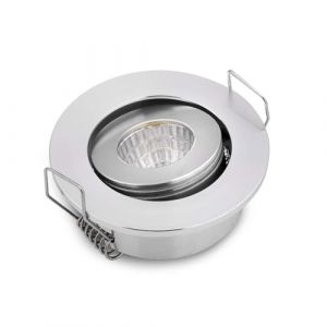 Mini spot LED encastré - JOYINLED - Modèle COB - 3W - Aluminium Argenté - Réglable