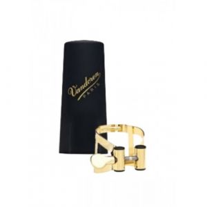 Vandoren Ligature M/o Saxophone Soprano Doree + Couvre-bec Plastique