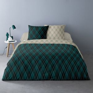 Image de Dourev Housse de couette flanelle 200x200 Nahor + 2 taies
