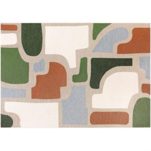 Vivaraise Tapis Kairi outdoor Multicolore