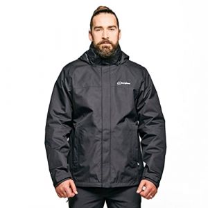Berghaus RG Alpha Veste imperméable 3 en 1 pour homme avec polaire amovible, confort supplémentaire, manteau léger