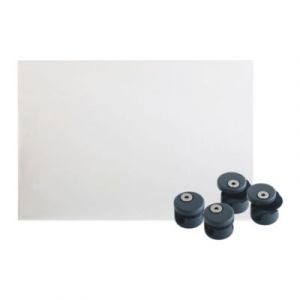 Panneau de protection avec 4 supports gris anthracite, KORDO