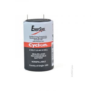Enersys Hawker - El&eacute;ment cyclon 0800-0004 2V 5Ah vendu en boite individuelle - Bo&icirc;te(s) de 1