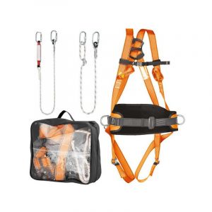 Tresice France Harnais de sécurité NEOTOOLS 97-102 - Absorbeur de choc + Ceinture dorsale + ligne de vie 2m + sac de transport
