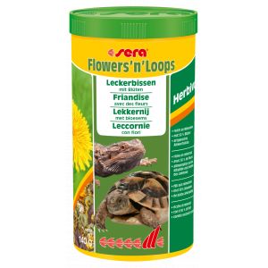 Image de Sera Flowers'n'Loops Alimentation pour Reptile/Amphibien 1000 ML