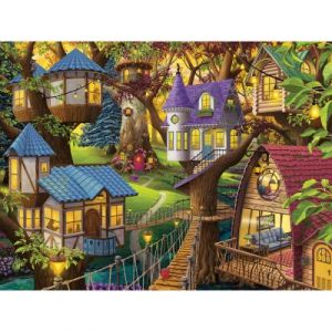 Ravensburger Puzzle 1500 pièces : ​ Crépuscule à la cime des arbres
