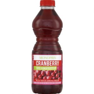 Monoprix Boisson au jus de cranberry concentr&eacute; sans conservateur