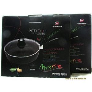 Schumann Lot de poeles 32 cm et sauteuse 28 cm