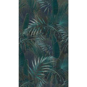 Panoramique jungle bleu