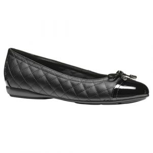 Geox Femme D Annytah B Ballet Flat, Noir, 38 EU