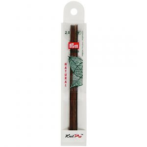 Prym 223120 Aiguilles à tricoter NATURAL en bois Multicolore 15 cm 2,00 mm