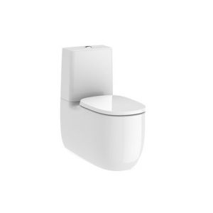 Image de Roca WC à poser Beyond A3420B9620/A3410B1620/A801B8262B Blanc mat 37x70,5x79 cm