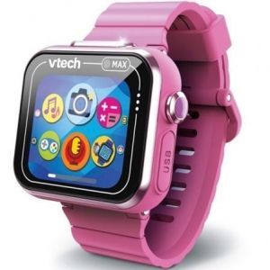 Vtech Montre connectée Kidizoom Max rose, double caméra, contrôle parental et jeux