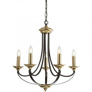 Image de Searchlight Suspension, lustre, bronze bronzé, hauteur 150 cm