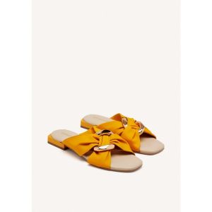 Gioseppo Femme Killingly Sandale Plate, Jaune Moutarde, 36 EU