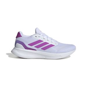 Adidas Runfalcon 5 Running Shoes Chaussures de Course Femme, FTWR White Purple Burst Semi Blue Burst, 40 2/3 EU