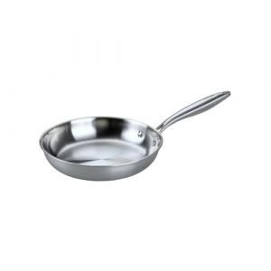 Fackelmann 66270 Po&ecirc;le 24 cm en Acier Inoxydable 18/10, Structure Triply, Tous Feux Compatible Induction et Four, Cuisson Saine Sans PFAS, Utilisation Intensive, Passe au Lave-Vaisselle, Manche Rivet&eacute;