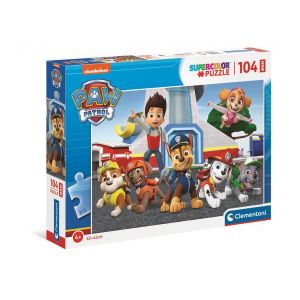 Clementoni Pat'Patrouille-104 Maxi pièces-Puzzle Enfant-fabriqué en Italie, 4 Ans et Plus, 23753