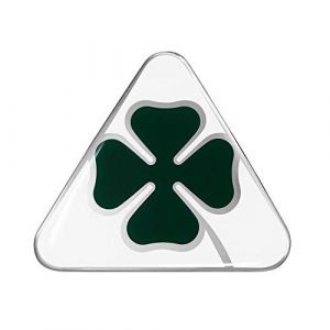 Alfa Romeo Autocollant 3D Tr&egrave;fle &agrave; Quatre Feuilles, 10 cm