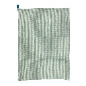 Winkler Torchon nid d'abeilles en coton paon 50 x 70