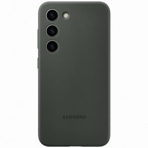 Samsung Coque S23 Silicone Khaki