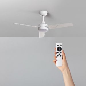 Ventilateur de plafond silencieux Ext&eacute;rieur Vacker 105cm Motor DC T&eacute;l&eacute;commande Avec lumi&egrave;re