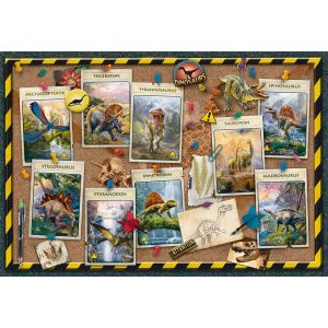 Ravensburger Puzzle 100 Pièces Pièces Xxl - Collection De Dinosaures