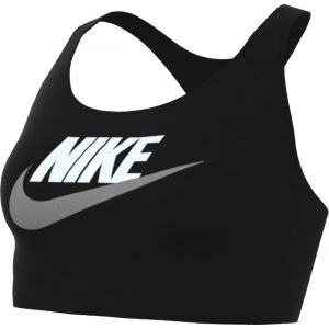 Nike Soutien-gorge Dri Fit Swoosh M Black / White / Particle Grey