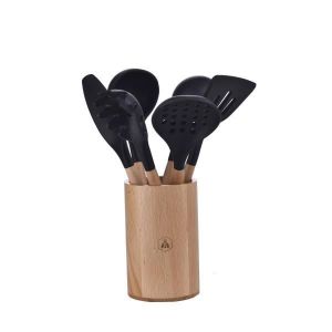 Laguiole Ustensiles de cuisine en bois et silicone